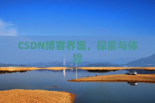 CSDN博客界面，探索与体验